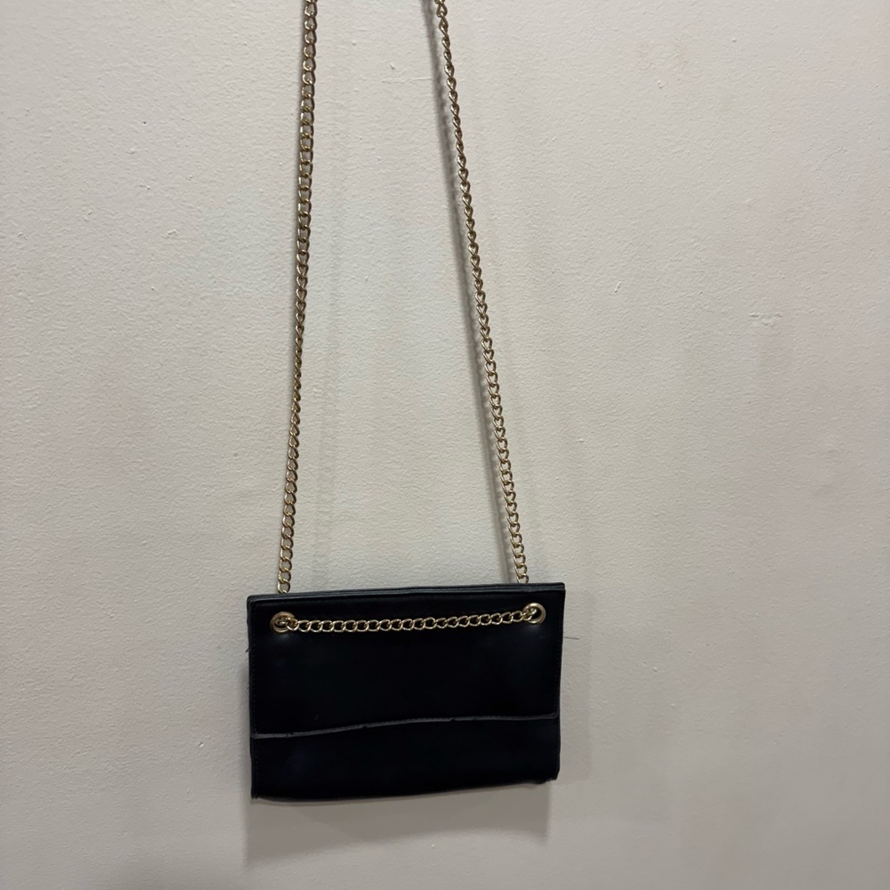 Elegant Black Chain Shoulder Bag